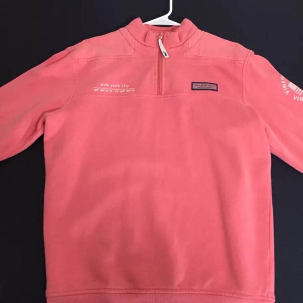 ($35) Vineyard Vines Sweater Coral Small